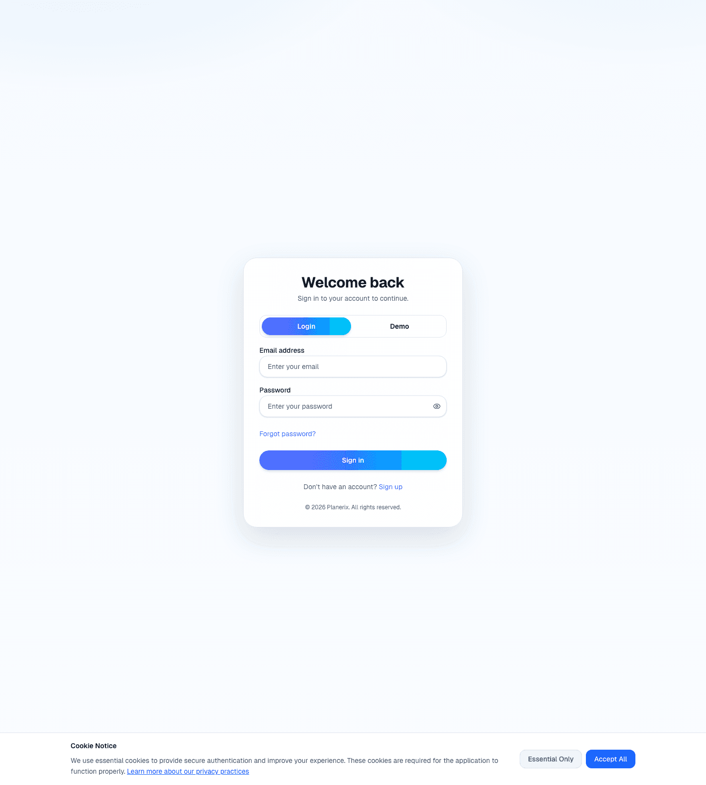 Integrations workspace